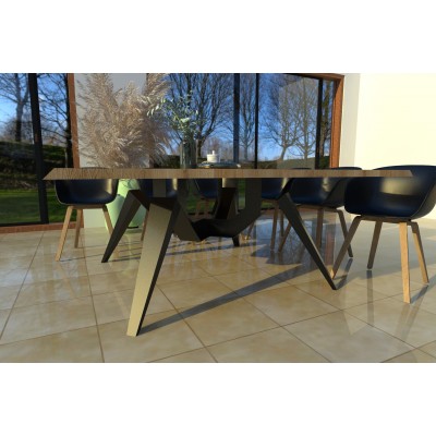 Aragog- Table en chêne massif