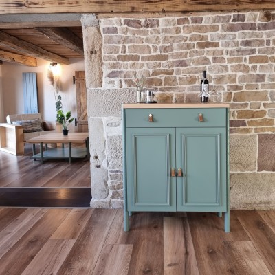 CALANQUES - Chest of drawers in solid olive ash