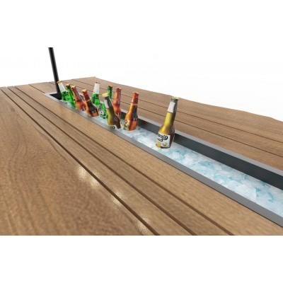 Table d'extérieur en bois massif