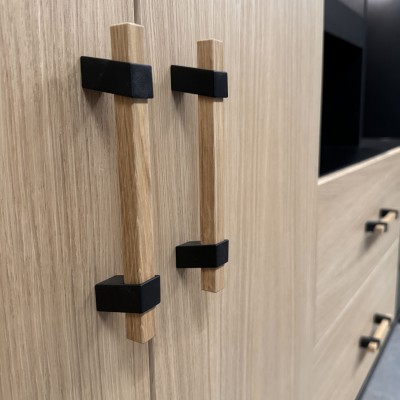 Détail des poignées vue de côté